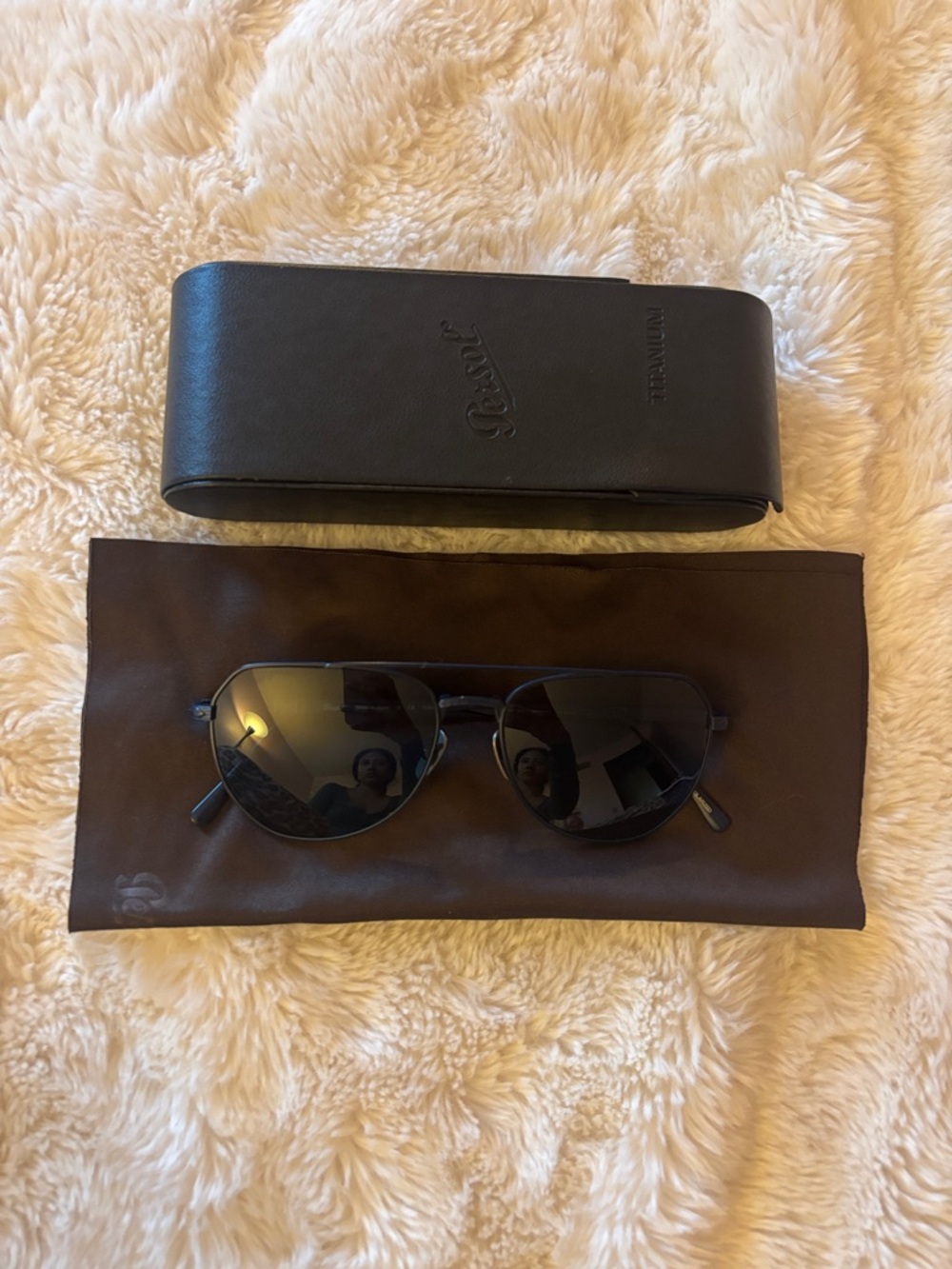 Persol titanium sunglasses